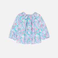 0 QTY / BLEU/MULTICO PAP TUNIQUE / BLOUSE PAULINE