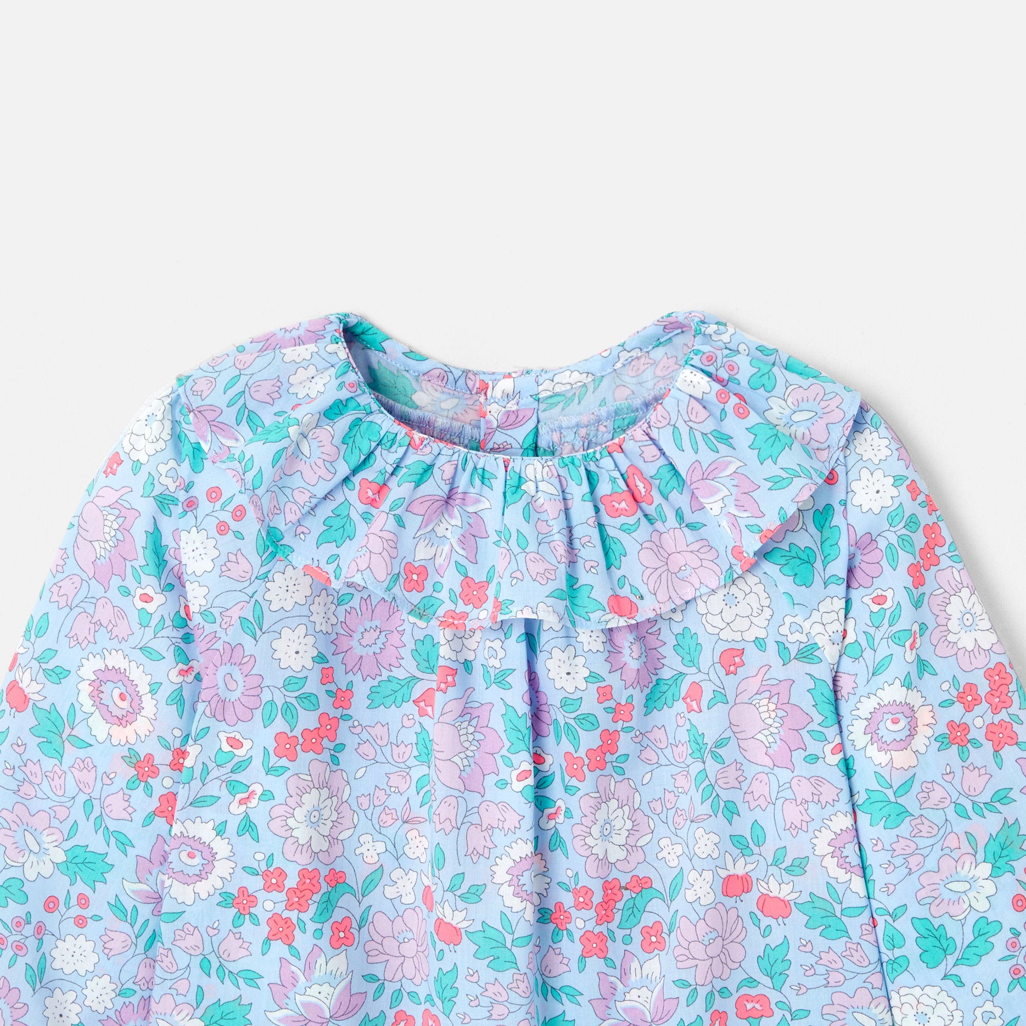 0 QTY / BLEU/MULTICO PAP TUNIQUE / BLOUSE PAULINE