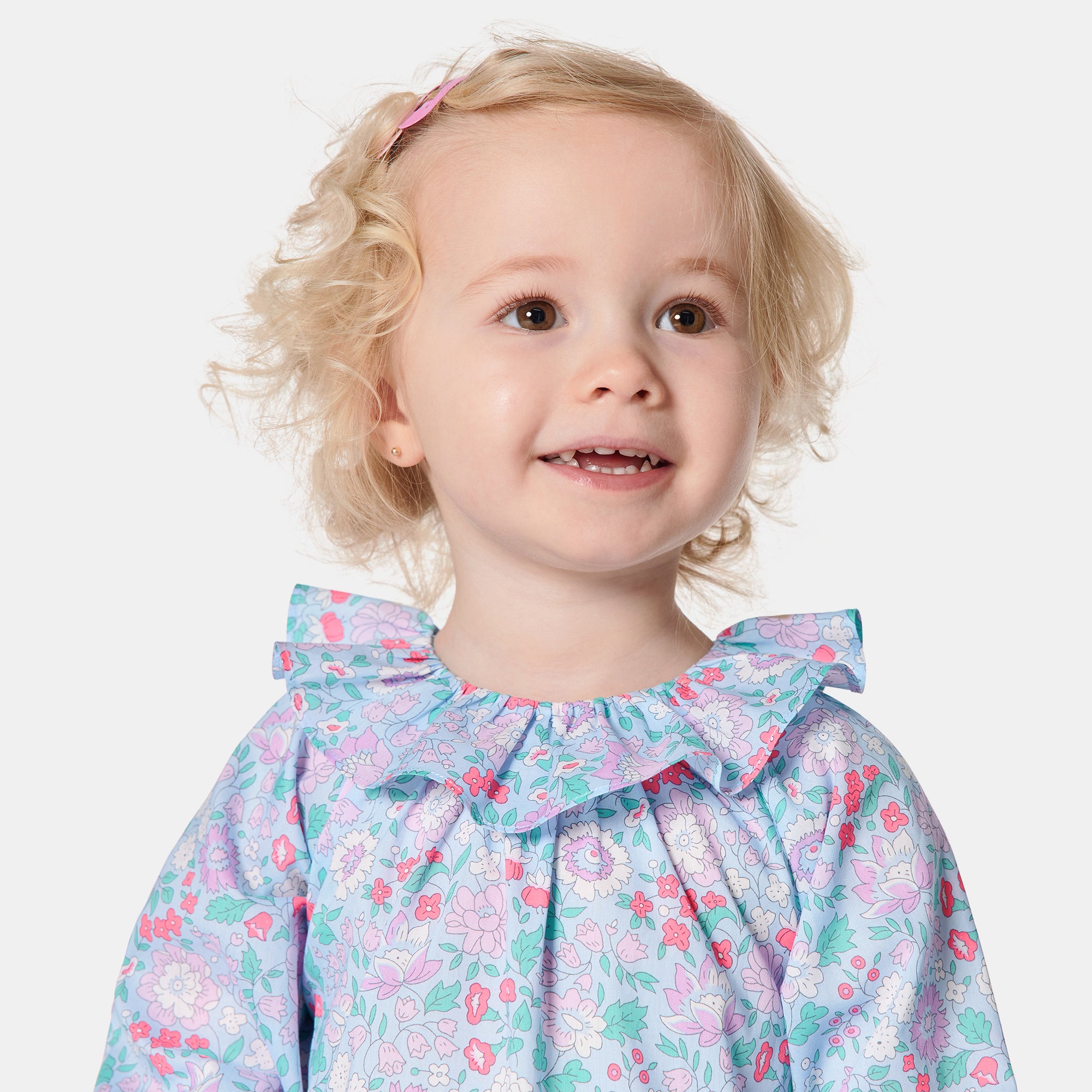0 QTY / BLEU/MULTICO PAP TUNIQUE / BLOUSE PAULINE