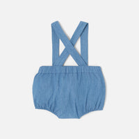 86 QTY / DENIM FONCE PAP COMBINAISON/ BLOOMER PIERROT