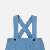86 QTY / DENIM FONCE PAP COMBINAISON/ BLOOMER PIERROT