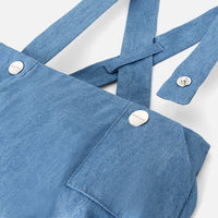 86 QTY / DENIM FONCE PAP COMBINAISON/ BLOOMER PIERROT