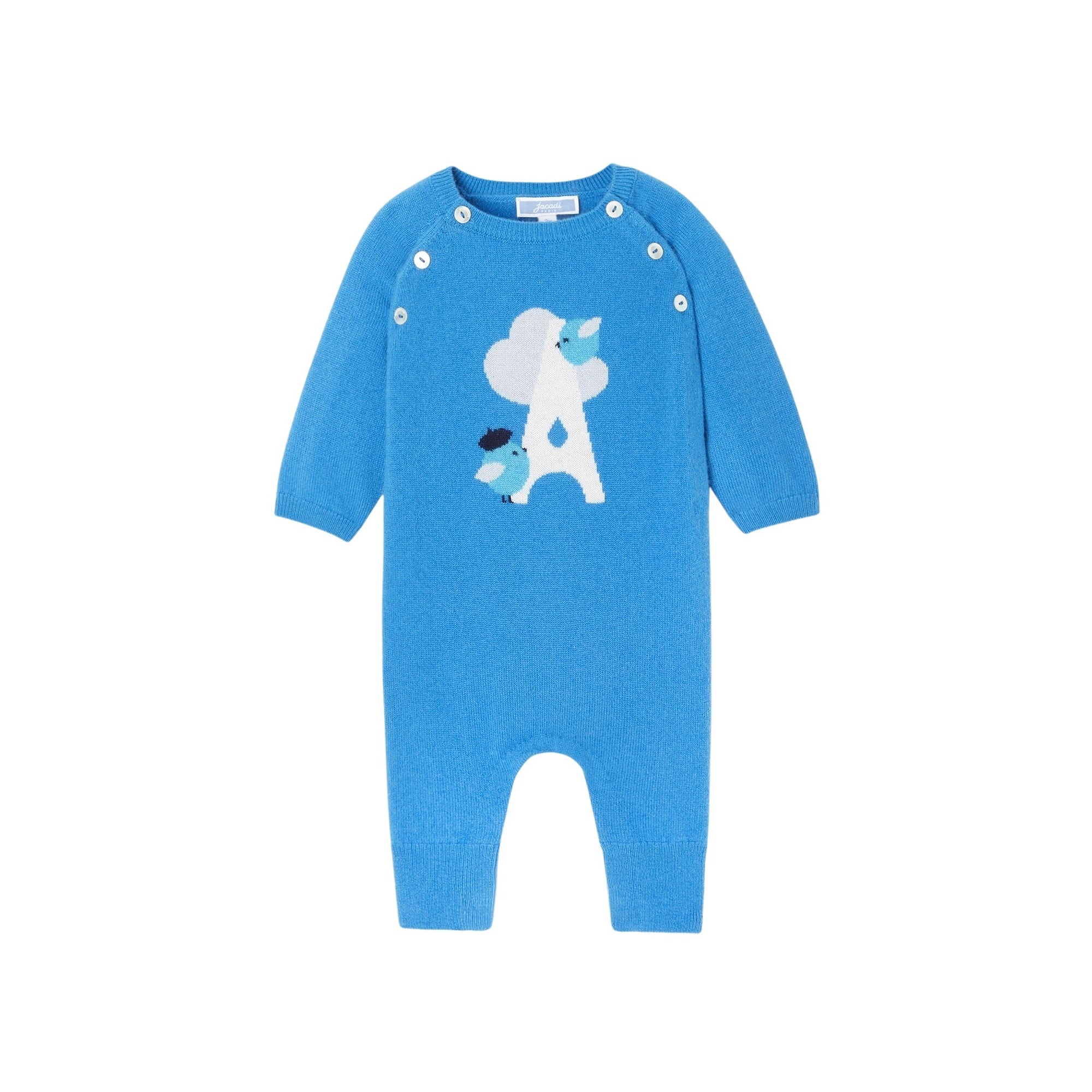 73 QTY / BLEU/MULTICO PAP COMBINAISON/ BLOOMER POPIN