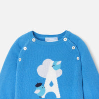 73 QTY / BLEU/MULTICO PAP COMBINAISON/ BLOOMER POPIN