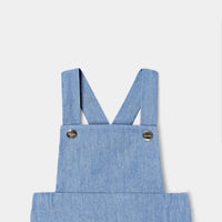 1 QTY / DENIM FONCE PAP SALOPETTE PAPYRUS
