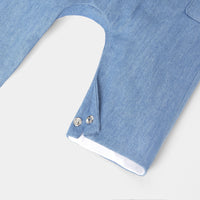 1 QTY / DENIM FONCE PAP SALOPETTE PAPYRUS
