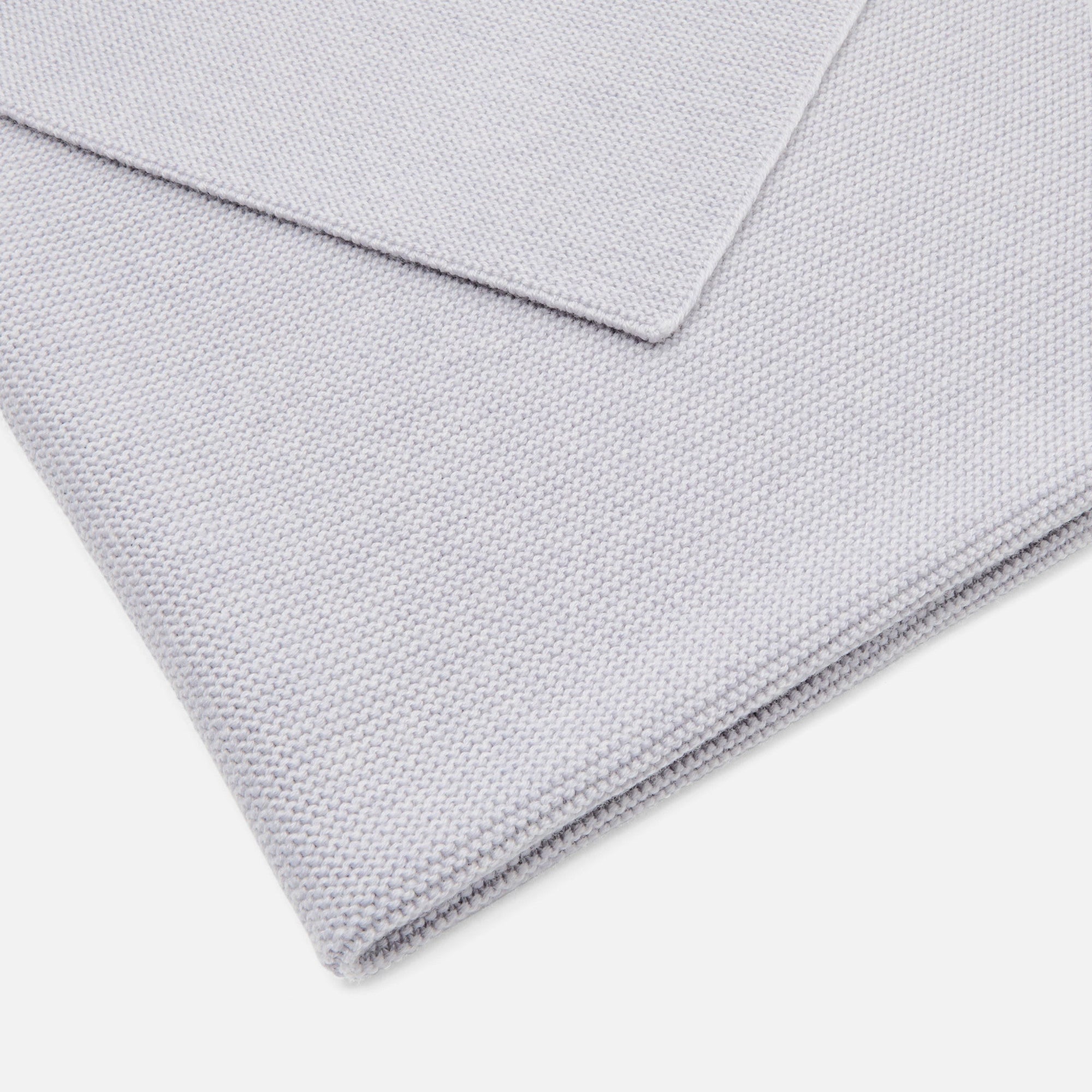 GRIS CHINE CLAIR COUVERTURE MOUSSE LAINE