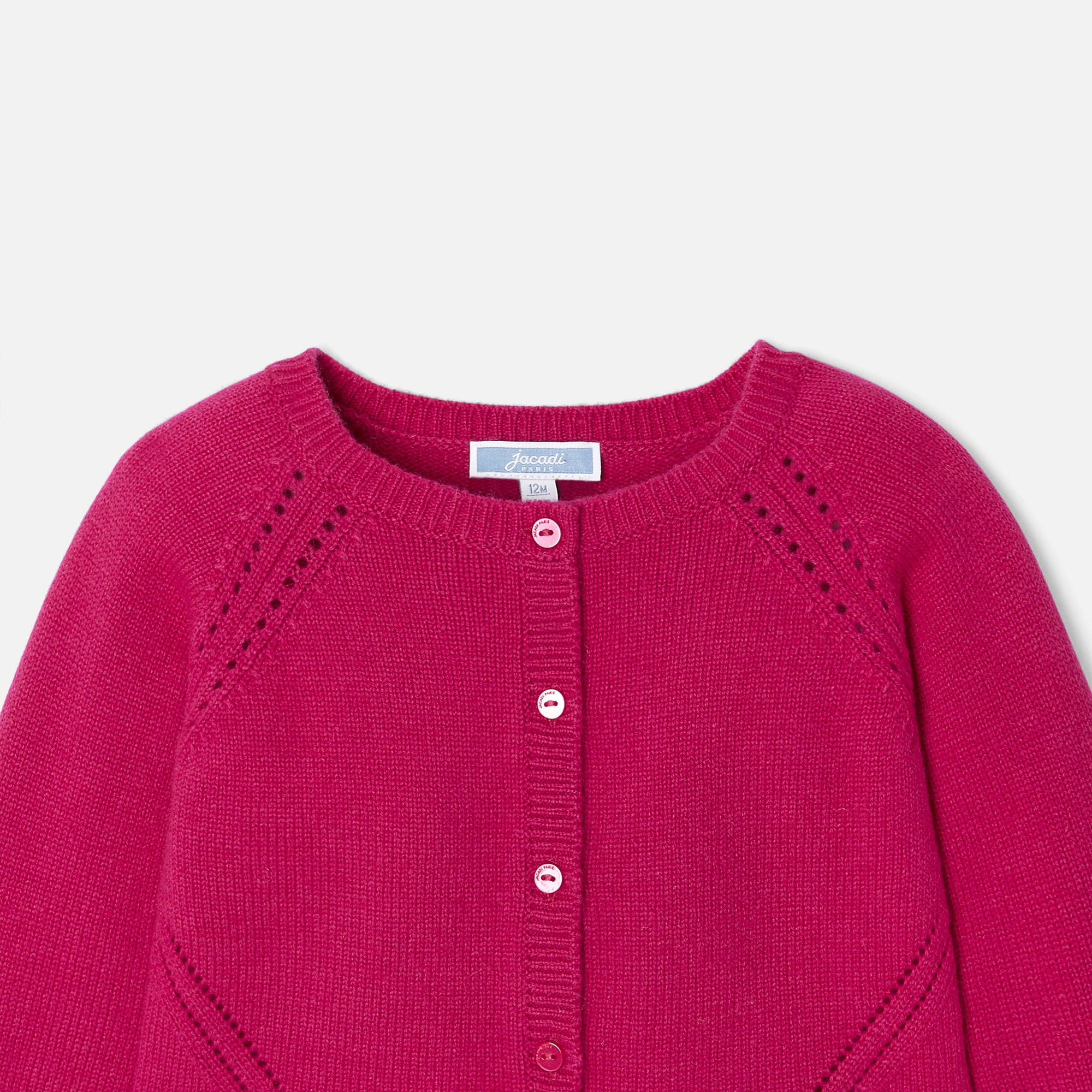 12 QTY / FUSCHIA PAP GILET / CARDIGAN POEME
