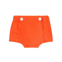 161 QTY / ORANGE FONCE PAP SHORT / BERMUDA PINCEAU