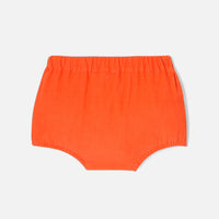 161 QTY / ORANGE FONCE PAP SHORT / BERMUDA PINCEAU