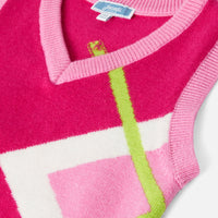 2 QTY / ROSE/MULTICO PAP PULL POMETTE