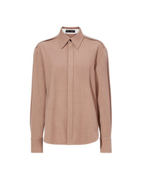 Chemise Maya en laine - Khaki mélangé