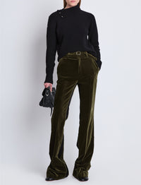 Pantalon Marie en velours - Olive