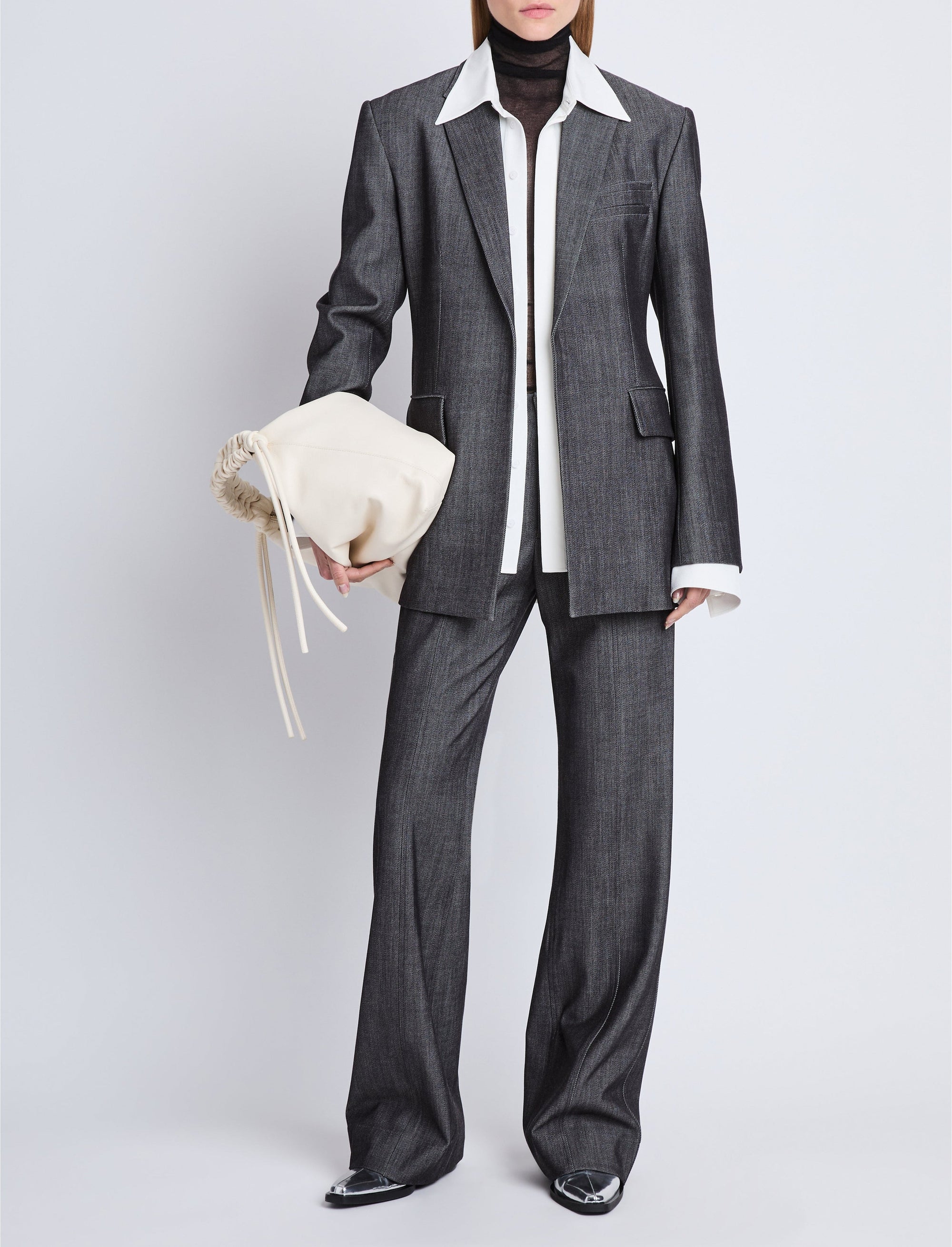 Veste Laurie en laine - Grey mélangé
