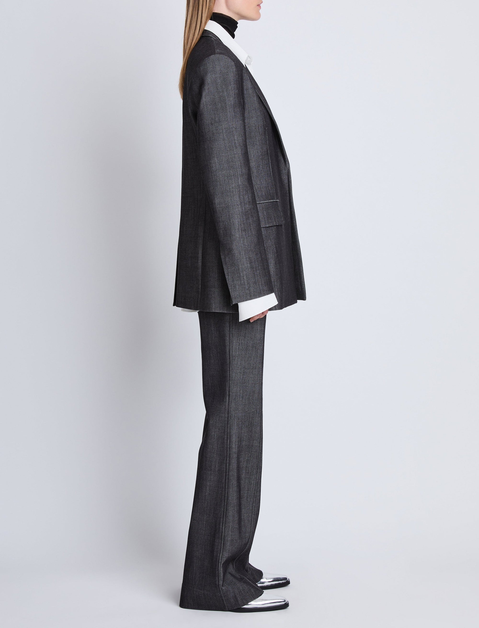 Veste Laurie en laine - Grey mélangé