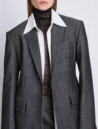 Veste Laurie en laine - Grey mélangé