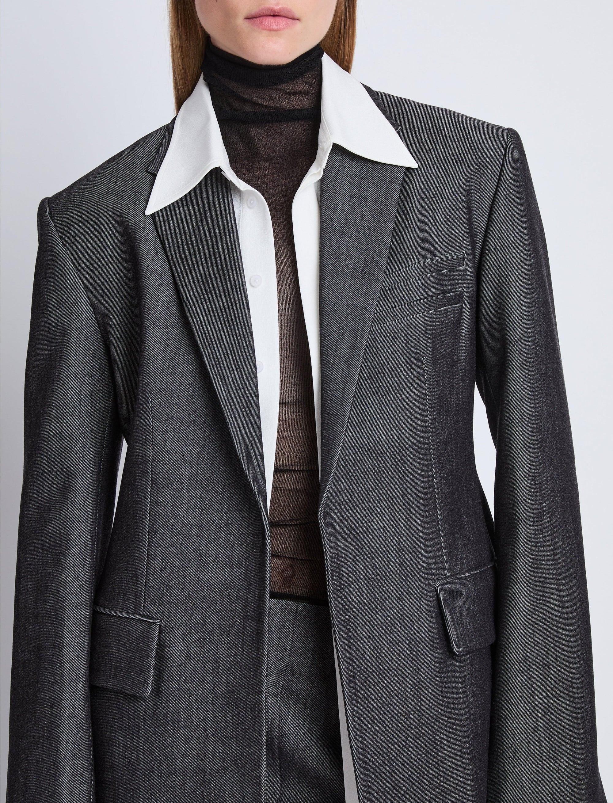 Veste Laurie en laine - Grey mélangé