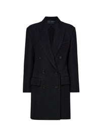 Manteau Henri en laine - Black