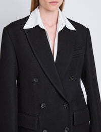 Manteau Henri en laine - Black