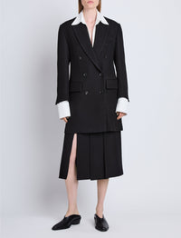 Manteau Henri en laine - Black