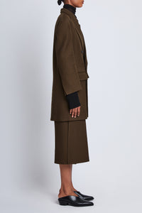 Manteau Henri en laine - Dark Loden
