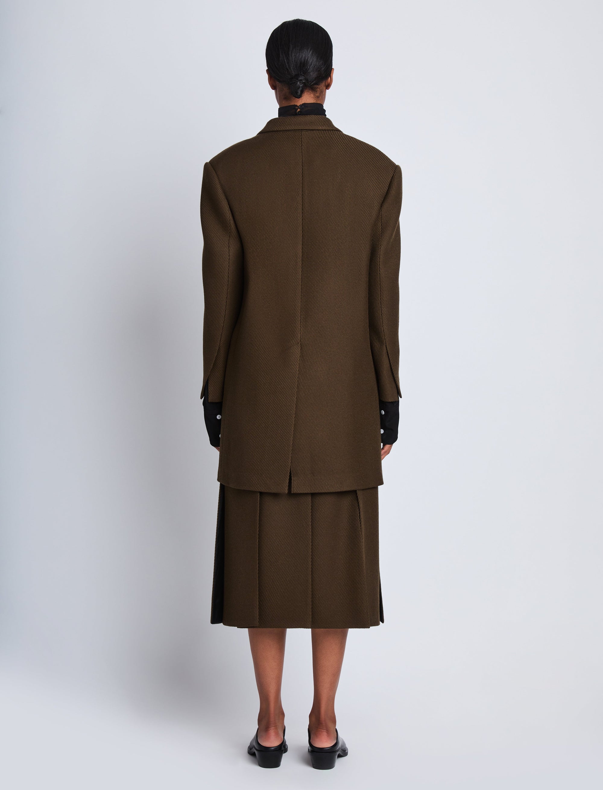 Manteau Henri en laine - Dark Loden