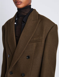 Manteau Henri en laine - Dark Loden