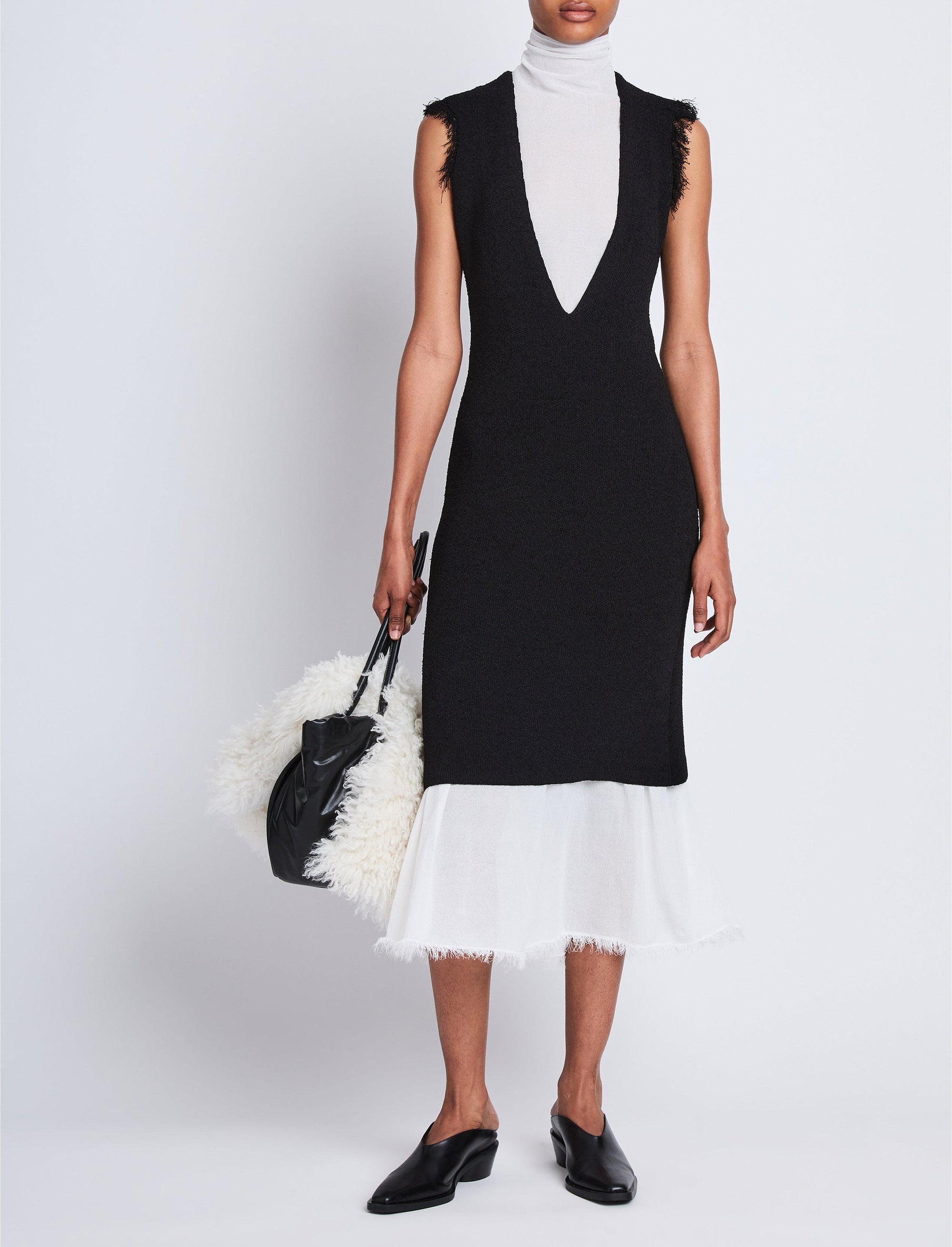 Robe Mary en maille - Black