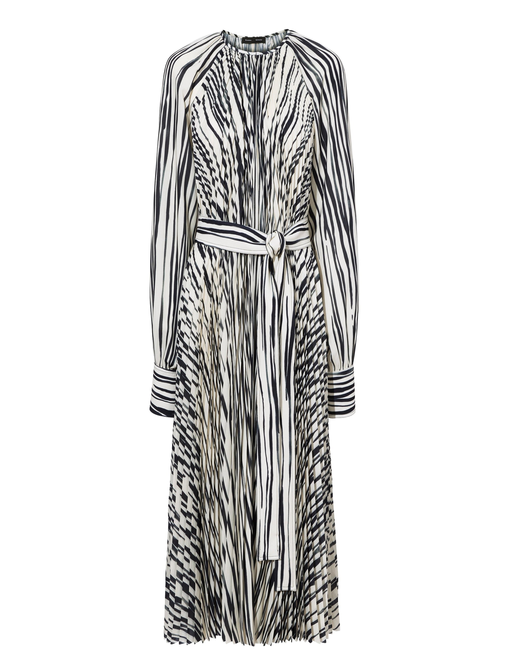 Robe midi Carol ceinturée - Ecru Multicolor