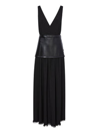 Robe Viviane en crêpe - Black