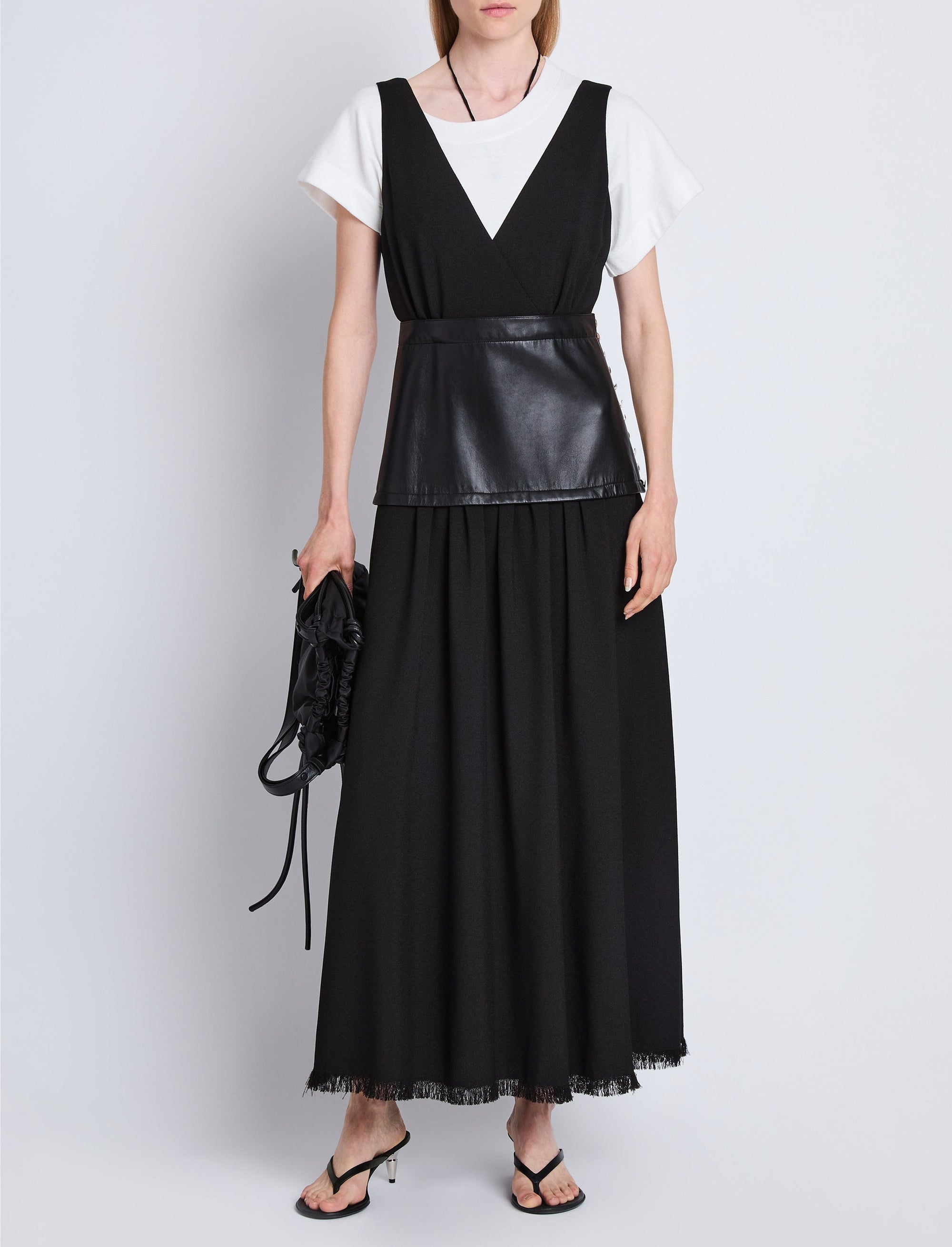 Robe Viviane en crêpe - Black