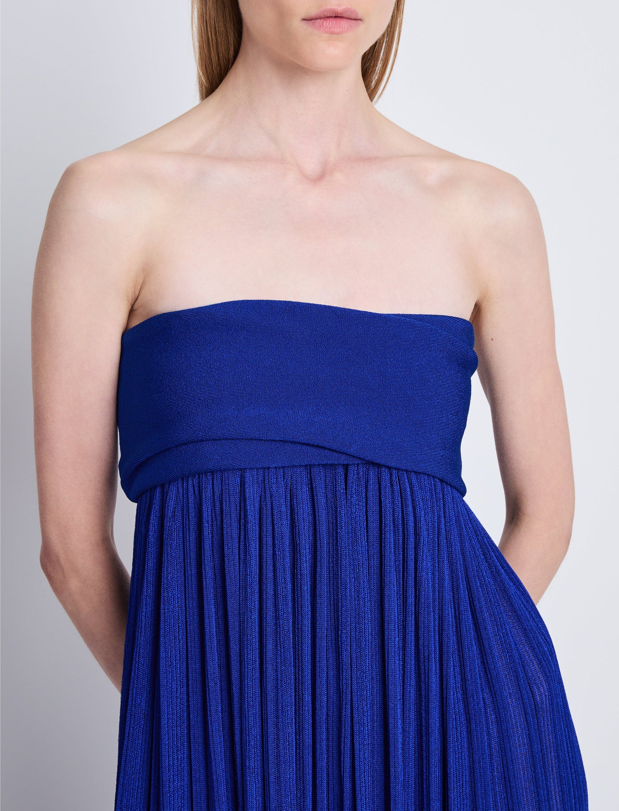 Robe longue Rina - Cobalt
