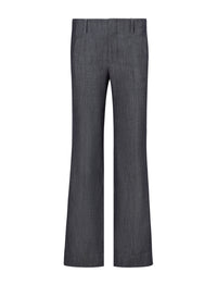Barbara wool trousers - Grey blend
