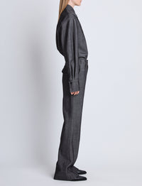 Barbara wool trousers - Grey blend