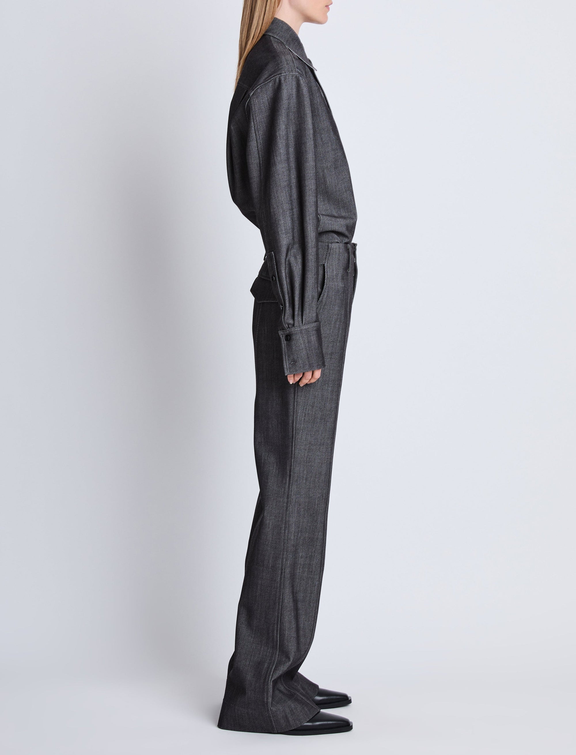 Barbara wool trousers - Grey blend