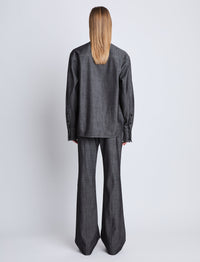 Barbara wool trousers - Grey blend