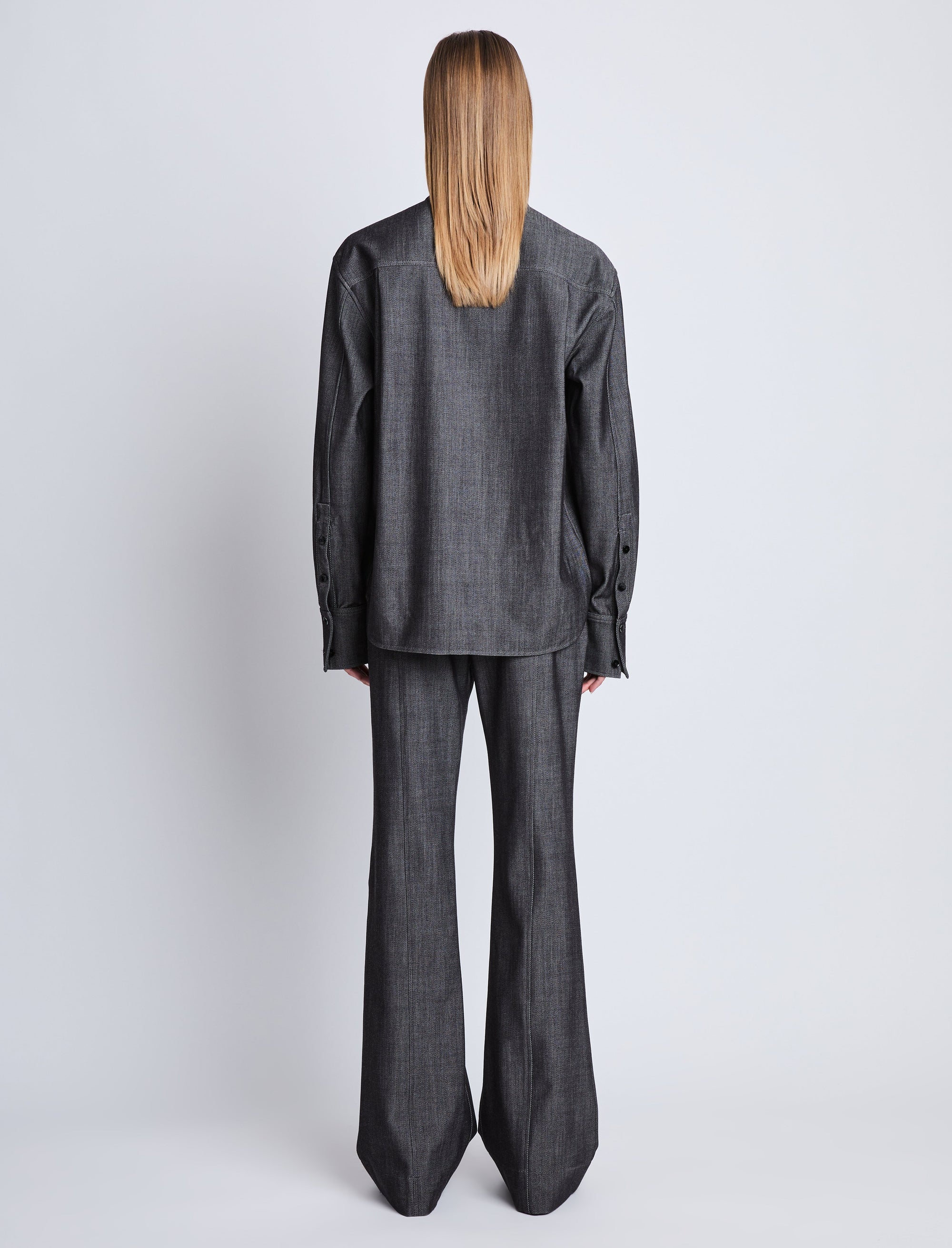 Barbara wool trousers - Grey blend
