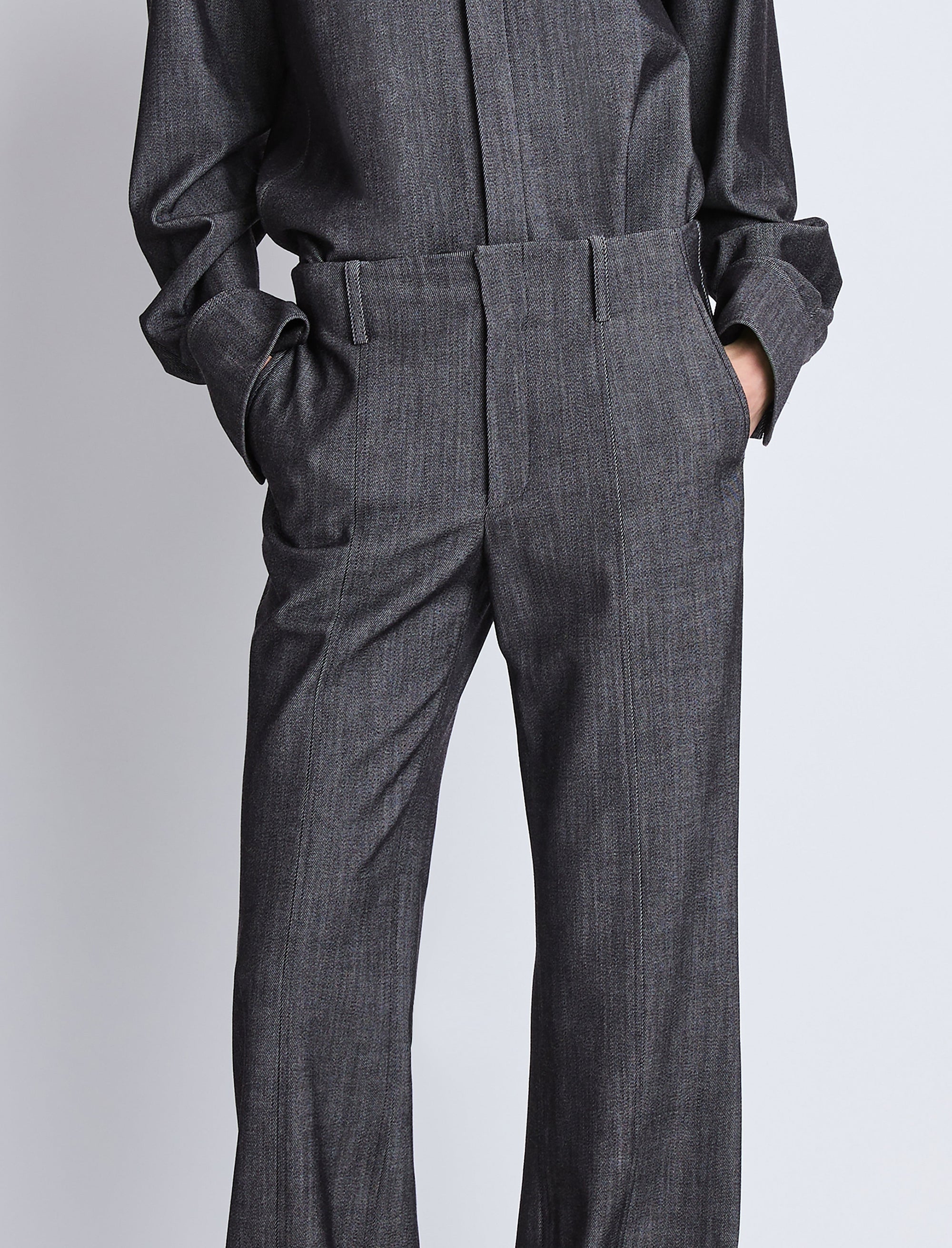 Barbara wool trousers - Grey blend