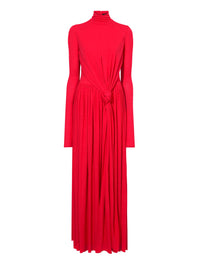 Robe longue Meret nouée à la taille - Red