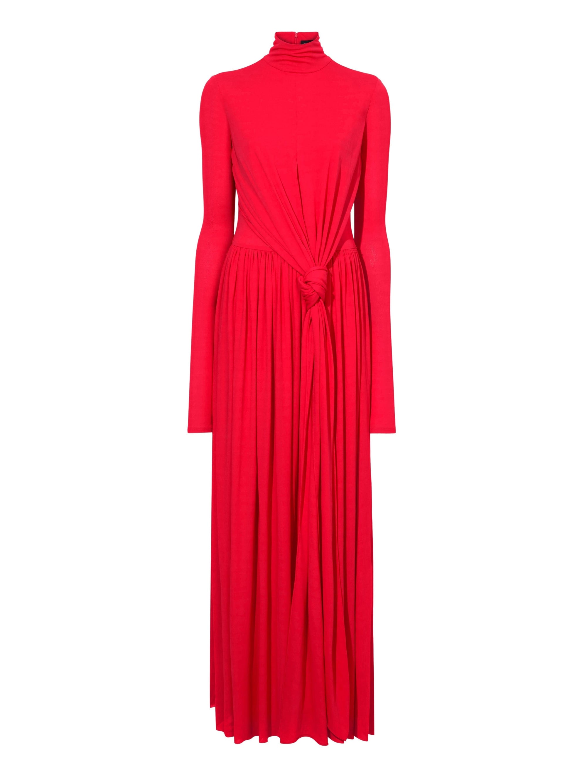 Robe longue Meret nouée à la taille - Red