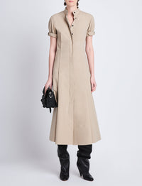 Robe Tracey en popeline - Khaki