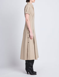 Robe Tracey en popeline - Khaki