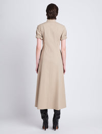 Robe Tracey en popeline - Khaki