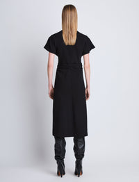 Robe Julie en crêpe - Black