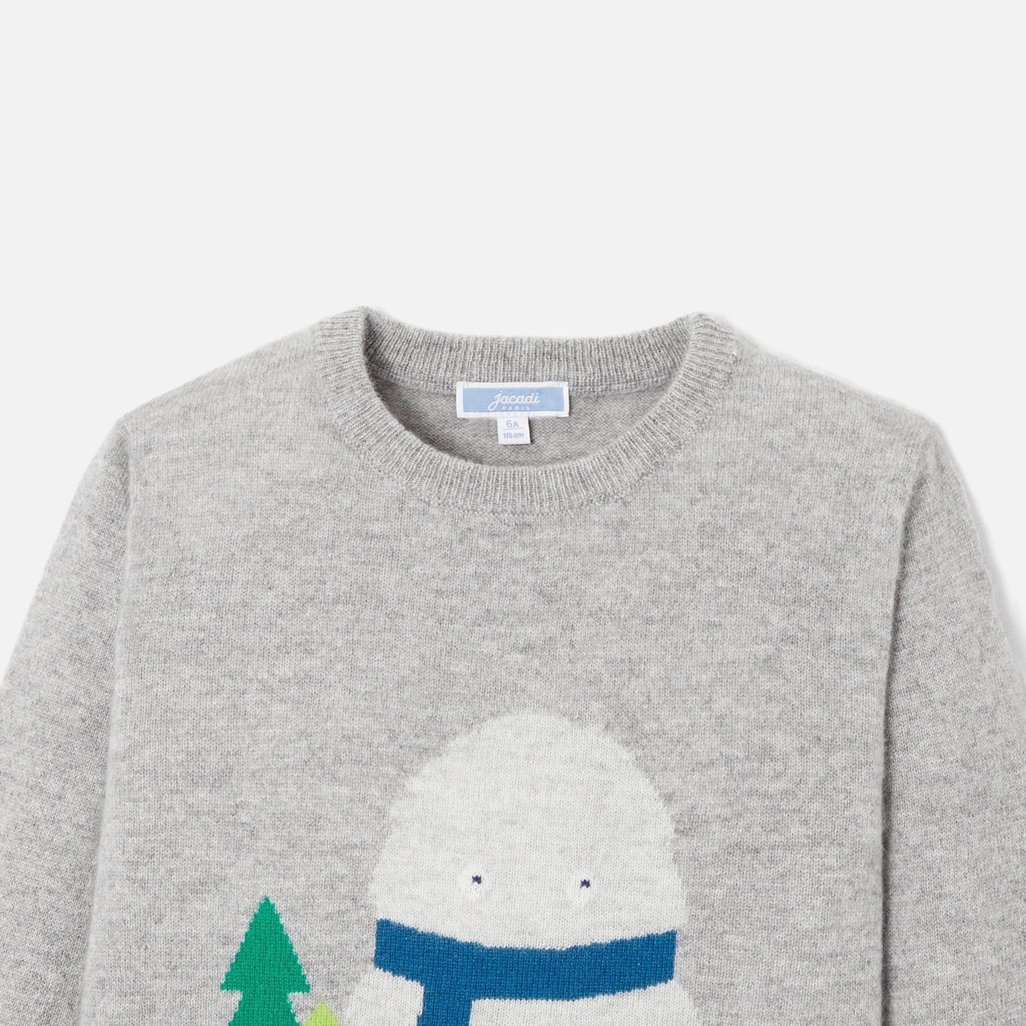 GRIS CHINE CLAIR PONPON