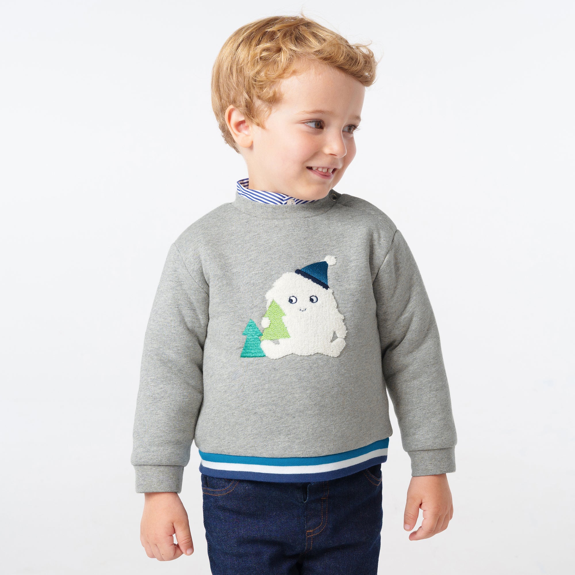 0 QTY / GRIS CHINE  PAP SWEAT POWERFUL