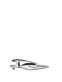 Slingbacks pointus 20 à bride - Silver