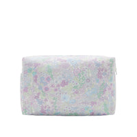 Petite Fleur pencil case in liberty fabric - White & Multicore