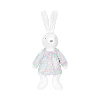 1 QTY / BLANC/MULTICO PUERICULTURE JOUETS BLOUSE LIBERTY PETITE FLEUR LAPIN MM