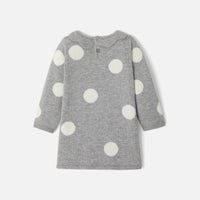 7 QTY / GRIS/BLANC PAP ROBE PAPILLE